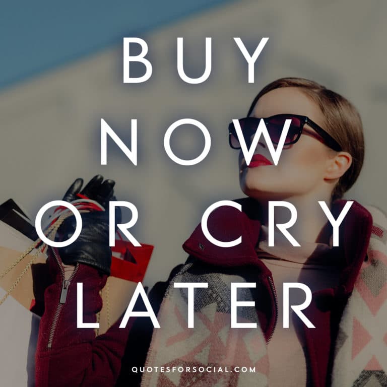 Shopping Quotes for Instagram