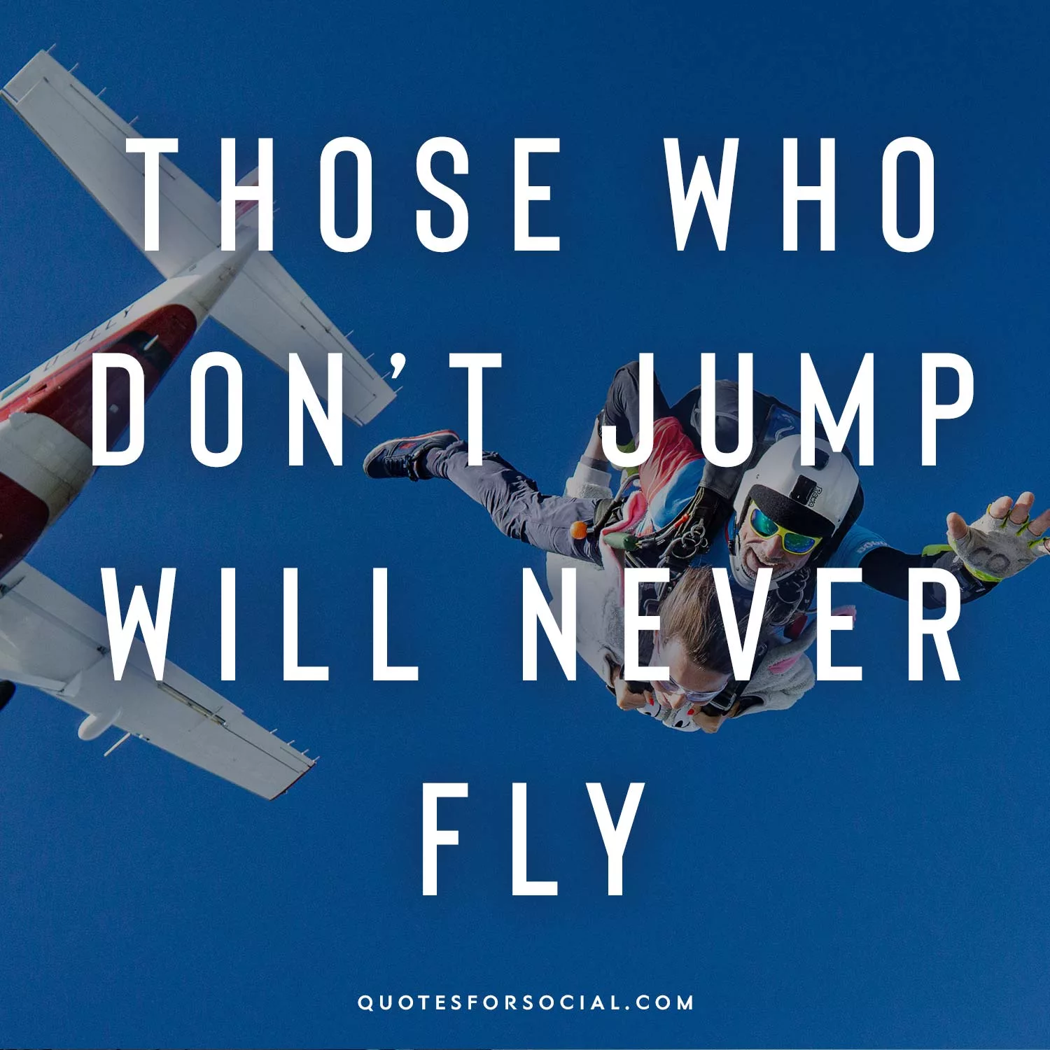 Sky diving quotes for instagram